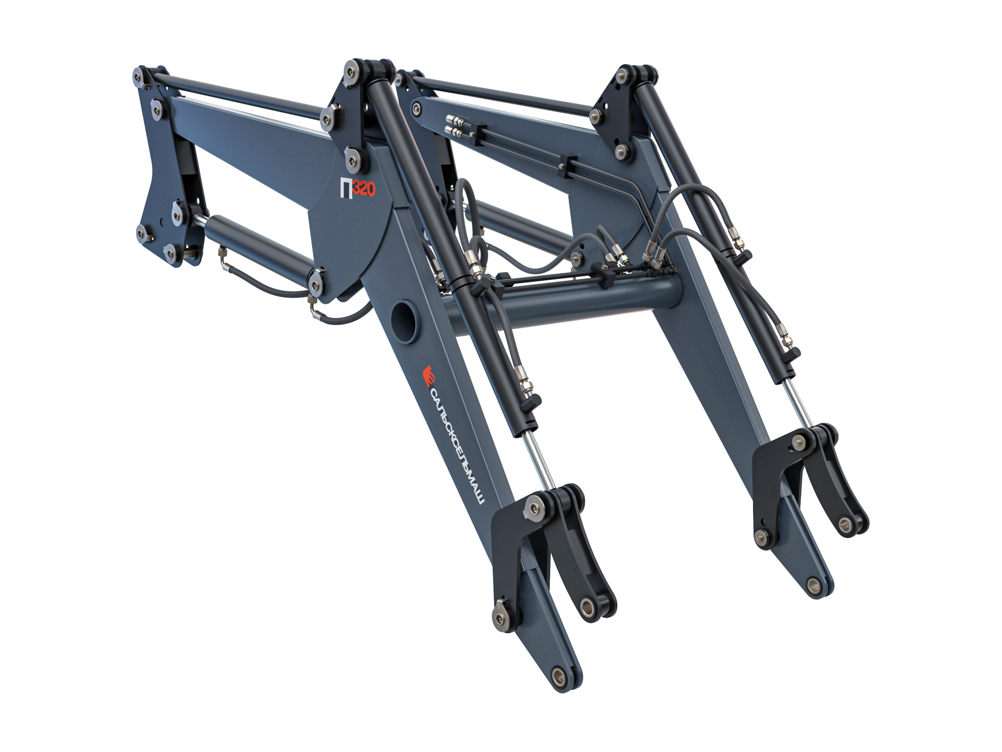 Фронтальный погрузчик (КУН) П320-0А для трактора МТЗ-320 Фронтальный погрузчик (КУН) П320-0А для трактора МТЗ-320