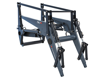 Фронтальный погрузчик (КУН) ПКУ-0,8 для трактора МТЗ-82, ЮМЗ